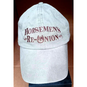 Adams, Horsemen's green cap/hat adjustable strap